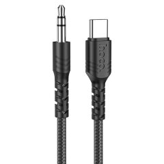 AUX-кабель Hoco UPA17 3.5mm to Type-C (1m) - Black
