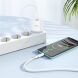 Сетевое зарядное устройство Hoco C94A PD20W + кабель Type-C to Type-C - White. Фото 7 из 8