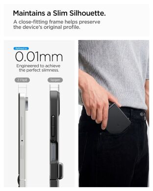 Защитный чехол Spigen Air Fit Pro (MagFit) для Samsung Galaxy Flip 8 (ACS11511) - Black