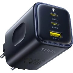 Мережевий зарядний пристрій Baseus PicoGo AE11 2C+U (100W) E0121400 - Black