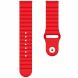 Ремешок Deexe Silicone Strap для часов с шириной крепления 22мм - Red. Фото 5 из 7