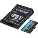Карта памяти Kingston MicroSDXC Canvas Go Plus Gen4 128GB UHS-I U3 V30 A2 R200 + адаптер (SDCG4/128GB) - Black. Фото 2 из 3