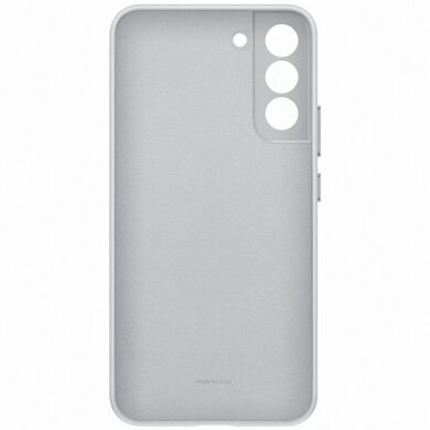 Чехол Leather Cover для Samsung Galaxy S22 Plus (S906) EF-VS906LJEGRU - Light Gray