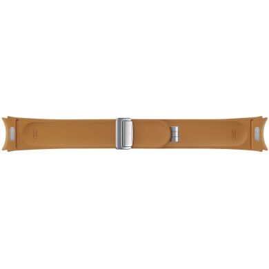 Оригинальный ремешок D-Buckle Hybrid Eco-Leather Band (M/L) для Samsung Galaxy Watch 4 / 4 Classic / 5 / 5 Pro / 6 / 6 Classic (ET-SHR94LDEGEU) - Camel