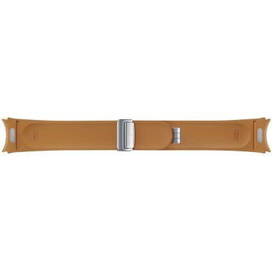 Оригінальний ремінець D-Buckle Hybrid Eco-Leather Band (M/L) для Samsung Galaxy Watch 4 / 4 Classic / 5 / 5 Pro / 6 / 6 Classic (ET-SHR94LDEGEU) - Camel