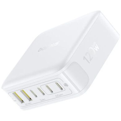 Сетевое зарядное устройство Baseus FH21 2U + 4C (120W) E0120T - White