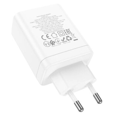 Сетевое зарядное устройство Hoco N33 Start PD35W (2C1A) - White