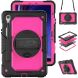 Защитный чехол Deexe Shockproof Case для Samsung Galaxy Tab S9 FE (X510) - Black / Rose. Фото 1 из 9