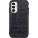 Кожаный чехол UniCase Croco Skin для Samsung Galaxy M23 (M236) - Black. Фото 1 из 4