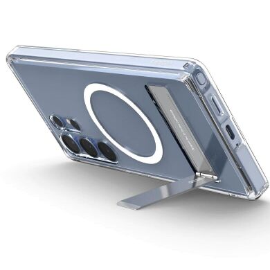 Чохол з підставкою Spigen Ultra Hybrid S (MagFit) для Samsung Galaxy S25 Ultra (S938) ACS08963 - Clear White