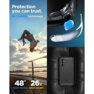 Защитный чехол Spigen Rugged Armor для Samsung Galaxy A57 (A576) ACS09794 - Matte Black
