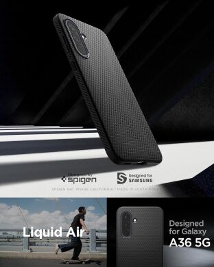 Защитный чехол Spigen (SGP) Liquid Air для Samsung Galaxy A36 (A366) ACS09199 - Matte Black