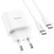 Сетевое зарядное устройство Hoco C94A PD20W + кабель Type-C to Type-C - White. Фото 4 из 8