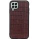 Кожаный чехол UniCase Croco Skin для Samsung Galaxy M33 (M336) - Brown. Фото 1 из 5