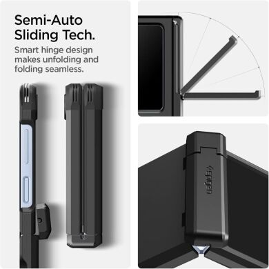 Захисний чохол Spigen (SGP) Tough Armor Pro (MagFit) для Samsung Galaxy Flip 6 / Flip 7 FE (ACS09807) - Black