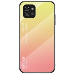 Защитный чехол Deexe Gradient Color для Samsung Galaxy A03 (A035) - Yellow