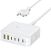 Сетевое зарядное устройство Baseus FH21 2U + 4C (120W) E0120T - White