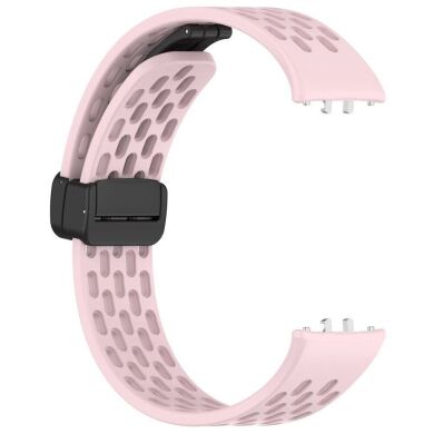 Ремешок Deexe Eclipse для Samsung Galaxy Fit 3 - Pink