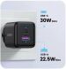 Сетевое зарядное устройство UGREEN X516 GaN 30W Type-C + USB (65014) - Black. Фото 5 из 7