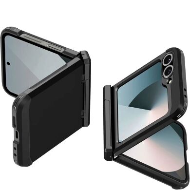 Захисний чохол Spigen (SGP) Tough Armor Pro (MagFit) для Samsung Galaxy Flip 6 / Flip 7 FE (ACS09807) - Black