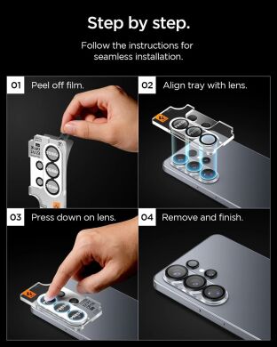 Комплект захисних стекол Spigen Optik Pro Lens Protector для Samsung Galaxy S26 Ultra (S948) AGL11076 - Black