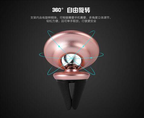 Автомобильный держатель REMAX Air Vent Metal Holder (RM-C28) - Black