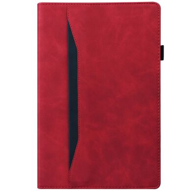 Чехол Deexe Business Style для Samsung Galaxy Tab A9 Plus / Tab A11 Plus (X230/236/X210/216) - Red