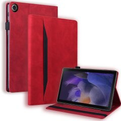 Чехол Deexe Business Style для Samsung Galaxy Tab A9 Plus / Tab A11 Plus (X230/236/X210/216) - Red