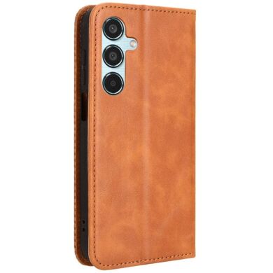 Чехол Deexe Retro Style для Samsung Galaxy M35 (M356) - Brown