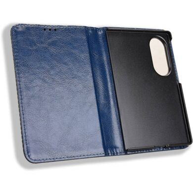 Чехол Deexe Retro Style (FF) для Samsung Galaxy Fold 8 - Blue