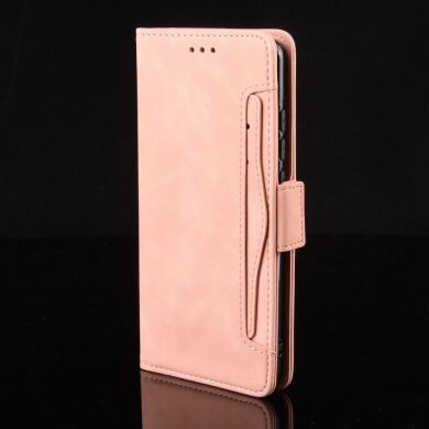 Чехол Deexe Wallet Stand для Galaxy M52 (M526) - Pink