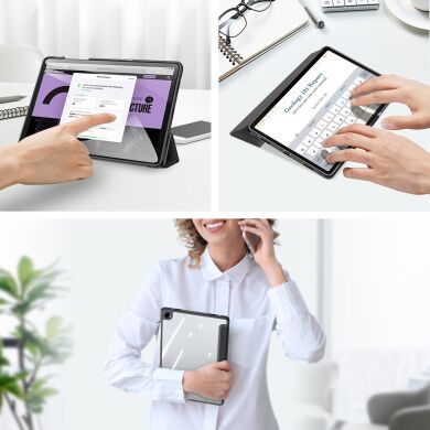 Чехол DUX DUCIS TOBY Series для Samsung Galaxy Tab A11 Plus (X230/236) - Black