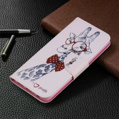 Чехол-книжка Deexe Color Wallet для Samsung Galaxy A10s (A107) - Giraffe