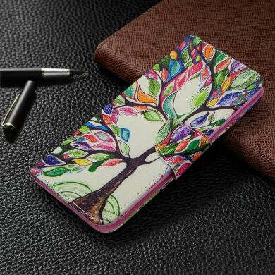 Чехол-книжка Deexe Color Wallet для Samsung Galaxy A11 (A115) / Galaxy M11 (M115) - Colorized Tree