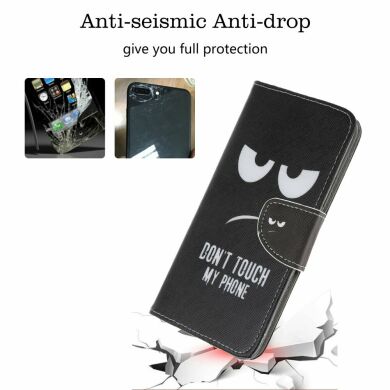 Чохол-книжка Deexe Color Wallet для Samsung Galaxy A20s (A207) - Don`t Touch My Phone