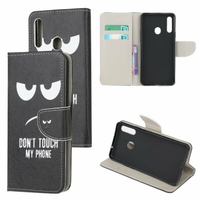 Чохол-книжка Deexe Color Wallet для Samsung Galaxy A20s (A207) - Don`t Touch My Phone