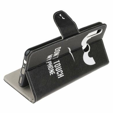 Чохол-книжка Deexe Color Wallet для Samsung Galaxy A20s (A207) - Don`t Touch My Phone