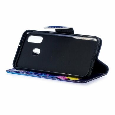 Чохол-книжка Deexe Color Wallet для Samsung Galaxy A40 (А405) - Roses and Butterflies