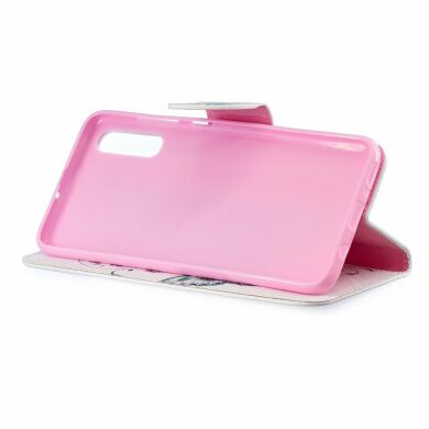 Чохол-книжка Deexe Color Wallet для Samsung Galaxy A70 (A705) - Butterfly and Flower