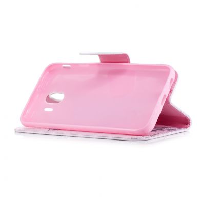 Чехол-книжка Deexe Color Wallet для Samsung Galaxy J4 2018 (J400) - Giraffe Pattern