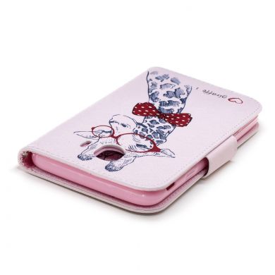 Чехол-книжка Deexe Color Wallet для Samsung Galaxy J4 2018 (J400) - Giraffe Pattern