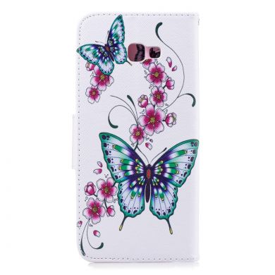 Чохол-книжка Deexe Color Wallet для Samsung Galaxy J4+ (J415), Butterfly and Flower