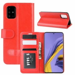 Чохол-книжка Deexe Wallet Style для Samsung Galaxy A51 - Red