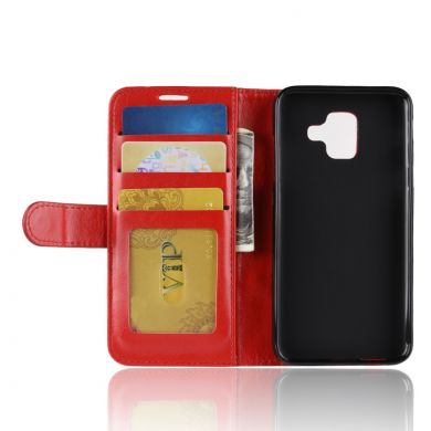 Чохол-книжка Deexe Wallet Style для Samsung Galaxy A6 2018 (A600), Red