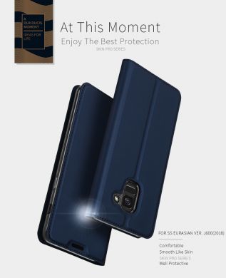 Чехол-книжка DUX DUCIS Skin Pro для Samsung Galaxy J6 2018 (J600) - Dark Grey