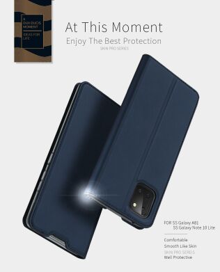 Чехол-книжка DUX DUCIS Skin Pro для Samsung Galaxy Note 10 Lite (N770) - Gold