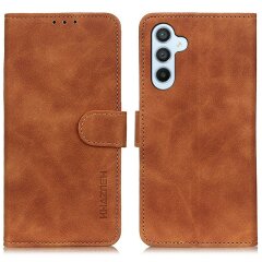 Чехол-книжка KHAZNEH Retro Wallet для Samsung Galaxy A36 (A366) - Brown