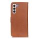 Чехол-книжка KHAZNEH Wallet Cover для Samsung Galaxy S22 Plus - Brown. Фото 4 из 10