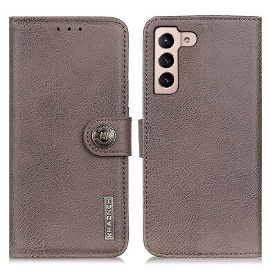 Чохол-книжка KHAZNEH Wallet Cover для Samsung Galaxy S22 - Khaki