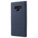Чехол-книжка MERCURY Canvas Diary для Samsung Galaxy Note 9 (N960) - Dark Blue. Фото 3 из 6